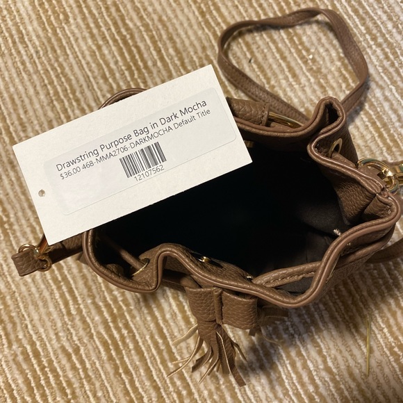 Small brown synch cross body bag. - Picture 7 of 7